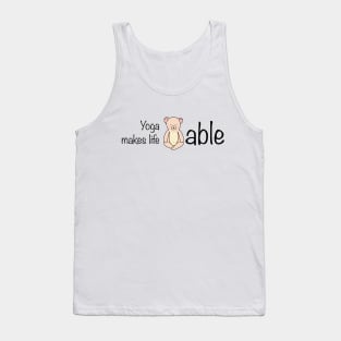 Yoga Makes Life Bearable Tank Top